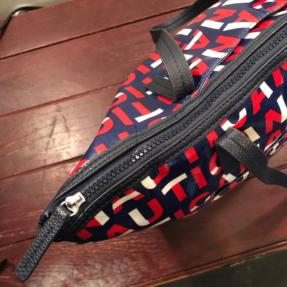 Nautica Kodi Satchel Inidgo Red White Blue Strap Bag/Tote - Picture 7 of 11